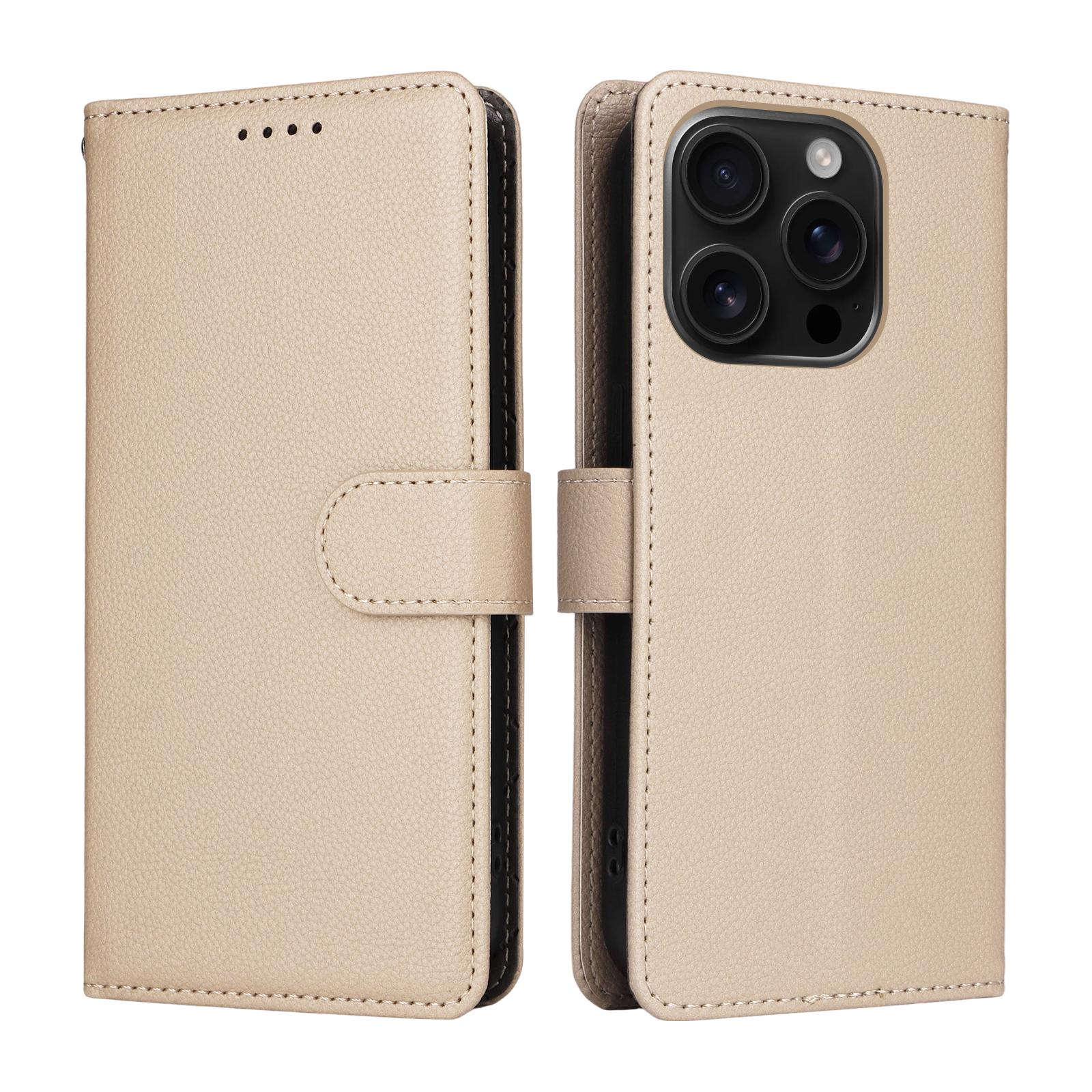 For iPhone 16 Pro Case RFID Blocking 3 Card Slots PU Leather Phone Cover with Wrist Strap Creamy White
For iPhone 16 Pro Case RFID Blocking 3 Card Slots PU Leather Phone Cover with Wrist Strap Creamy White