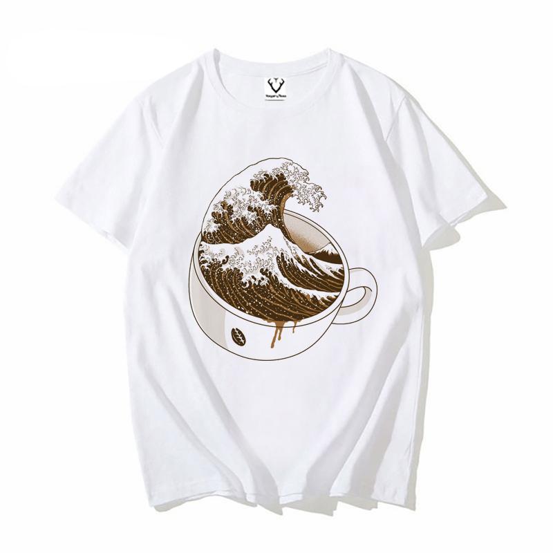 Newest Summer Men The Great Wave off Coffee fashion Print men Tshirt Harajuku Coffeecup Tops Tees Funny homme T Shirts S
Newest Summer Men The Great Wave off Coffee fashion Print men Tshirt Harajuku Coffeecup Tops Tees Funny homme T Shirts S