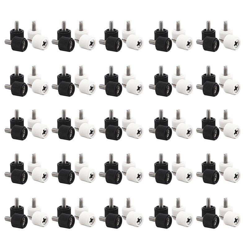 AEE2-100PCS Handle Screws Black White Screw Cross Recessed Screw Desktop Computer Case Side Panel Screws 6 -32
AEE2-100PCS Handle Screws Black White Screw Cross Recessed Screw Desktop Computer Case Side Panel Screws 6 -32