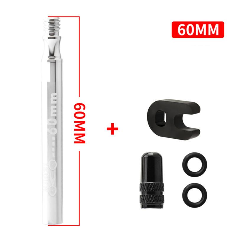 Aluminum Alloy Muqzi Mountain Road Valve Extender Valve Inner Tube Extension Valve Adapter 60/80mm 60MM срібний
Aluminum Alloy Muqzi Mountain Road Valve Extender Valve Inner Tube Extension Valve Adapter 60/80mm 60MM срібний