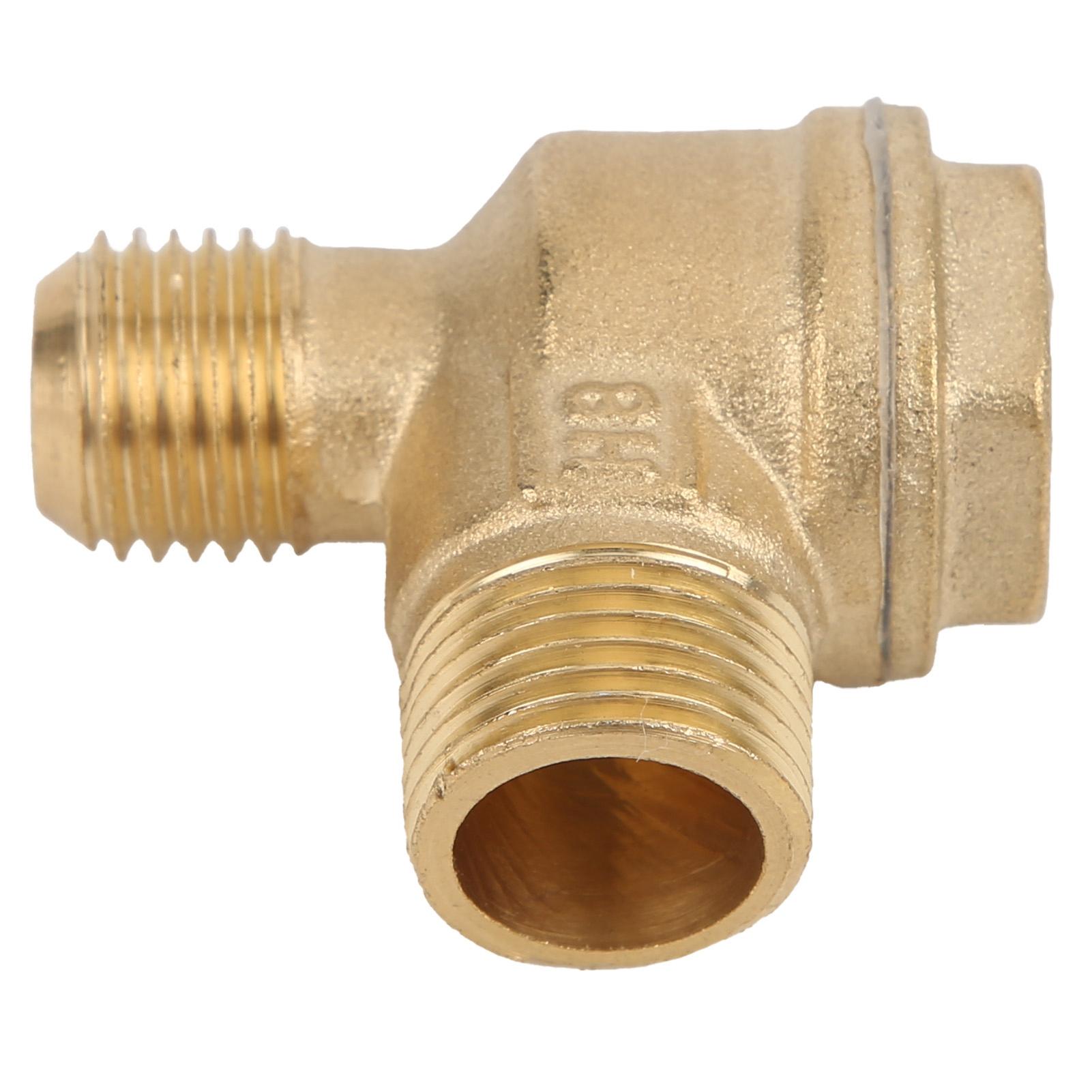 2Way Check Valve Brass Male Thread OilFree Machine Air Compressor Accessories 3 8 x 14
2Way Check Valve Brass Male Thread OilFree Machine Air Compressor Accessories 3 8 x 14