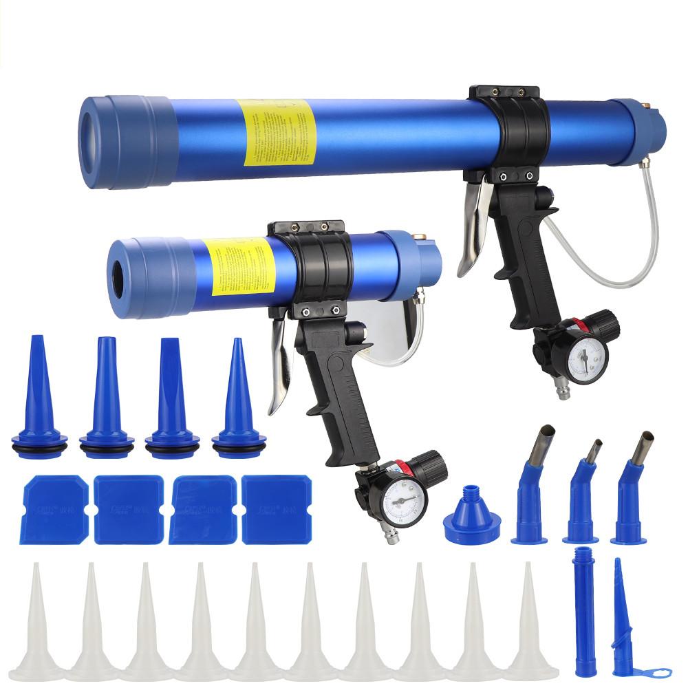 310ml/600ml Pneumatic Sealant Gun Sausage Pneumatic Caulking Gun Glass Rubber Grout Construction Tool
310ml/600ml Pneumatic Sealant Gun Sausage Pneumatic Caulking Gun Glass Rubber Grout Construction Tool