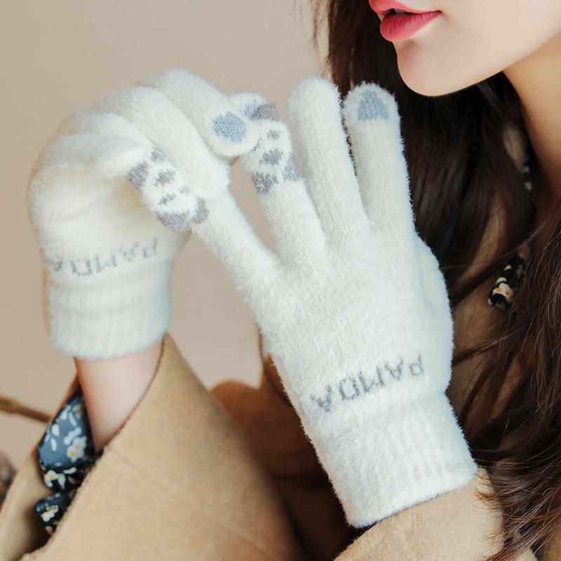 Women s Autumn Winter Split-Finger Plush Windproof & Coldproof Cute Knitted Gloves - DZ103 One Size розовый
Women s Autumn Winter Split-Finger Plush Windproof & Coldproof Cute Knitted Gloves - DZ103 One Size розовый