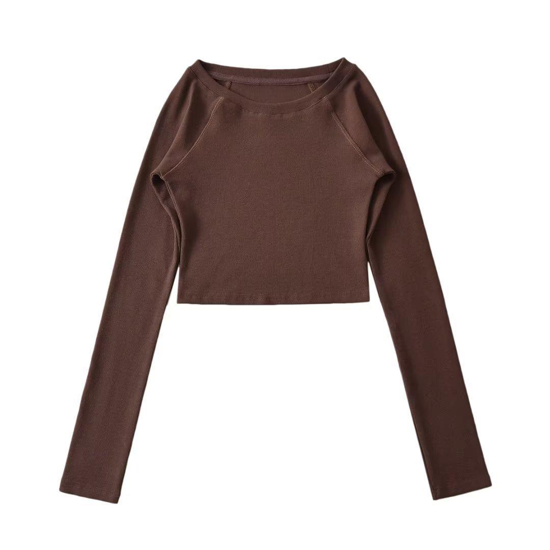 Футболка-подтяжка Dynamic Girl Versatile Style, облегающая однотонная футболка Spice Girl, сексуальная облегающая короткая футболка с длинными рукавами и застежкой на пуговицы M темно-коричневого
Футболка-подтяжка Dynamic Girl Versatile Style, облегающая однотонная футболка Spice Girl, сексуальная облегающая короткая футболка с длинными рукавами и застежкой на пуговицы M темно-коричневого