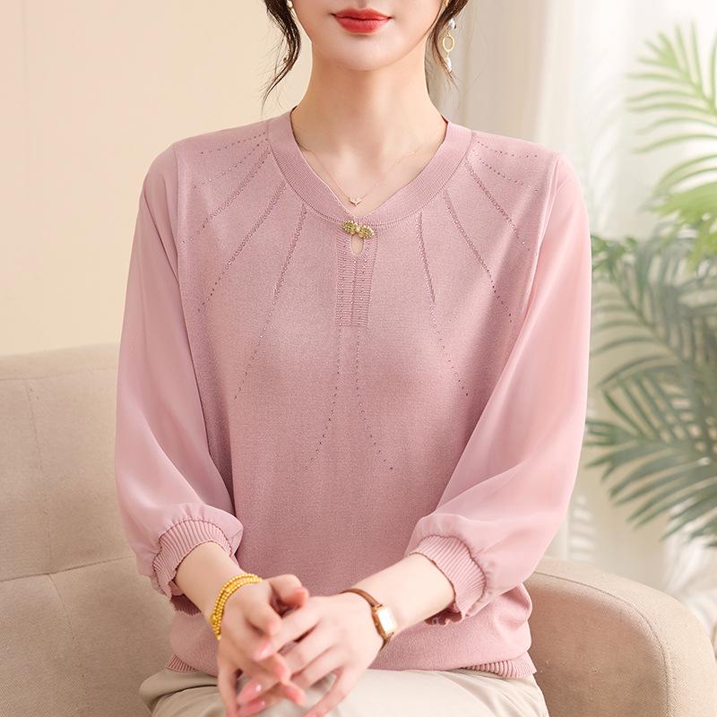 Spring 2026 V-Neck Knit T-Shirt: Middle-Aged Women s Loose, Three-Quarter Sleeve Top XL
Spring 2026 V-Neck Knit T-Shirt: Middle-Aged Women s Loose, Three-Quarter Sleeve Top XL