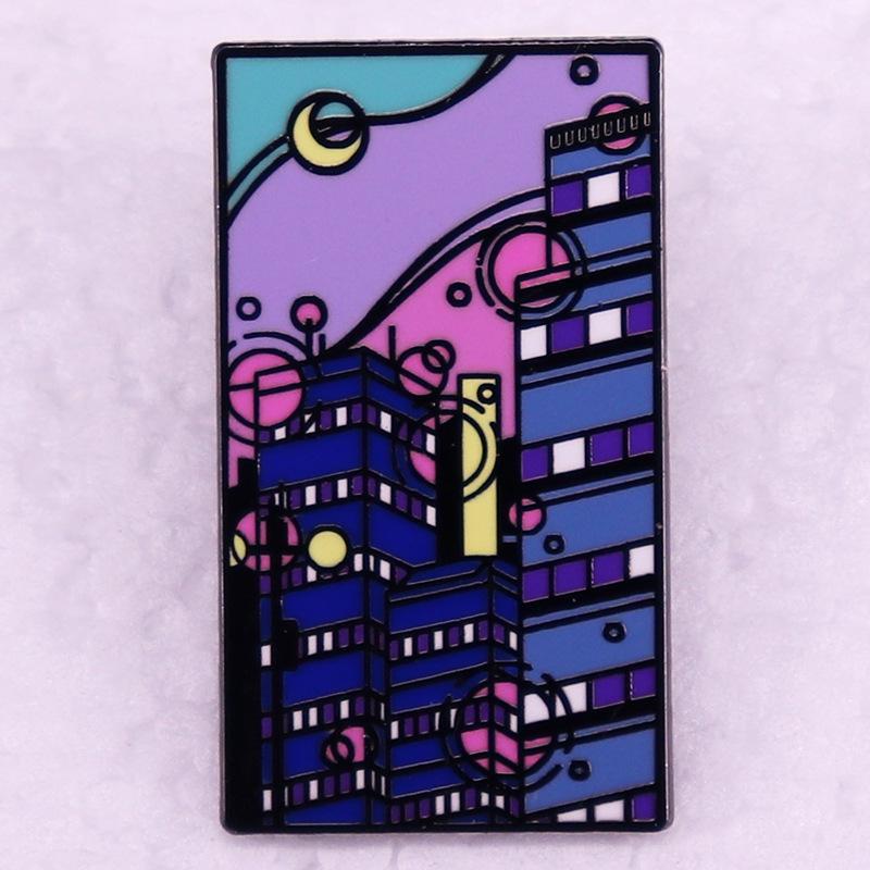 Glass Tower Cityscape Brooch Badge Accessories
Glass Tower Cityscape Brooch Badge Accessories