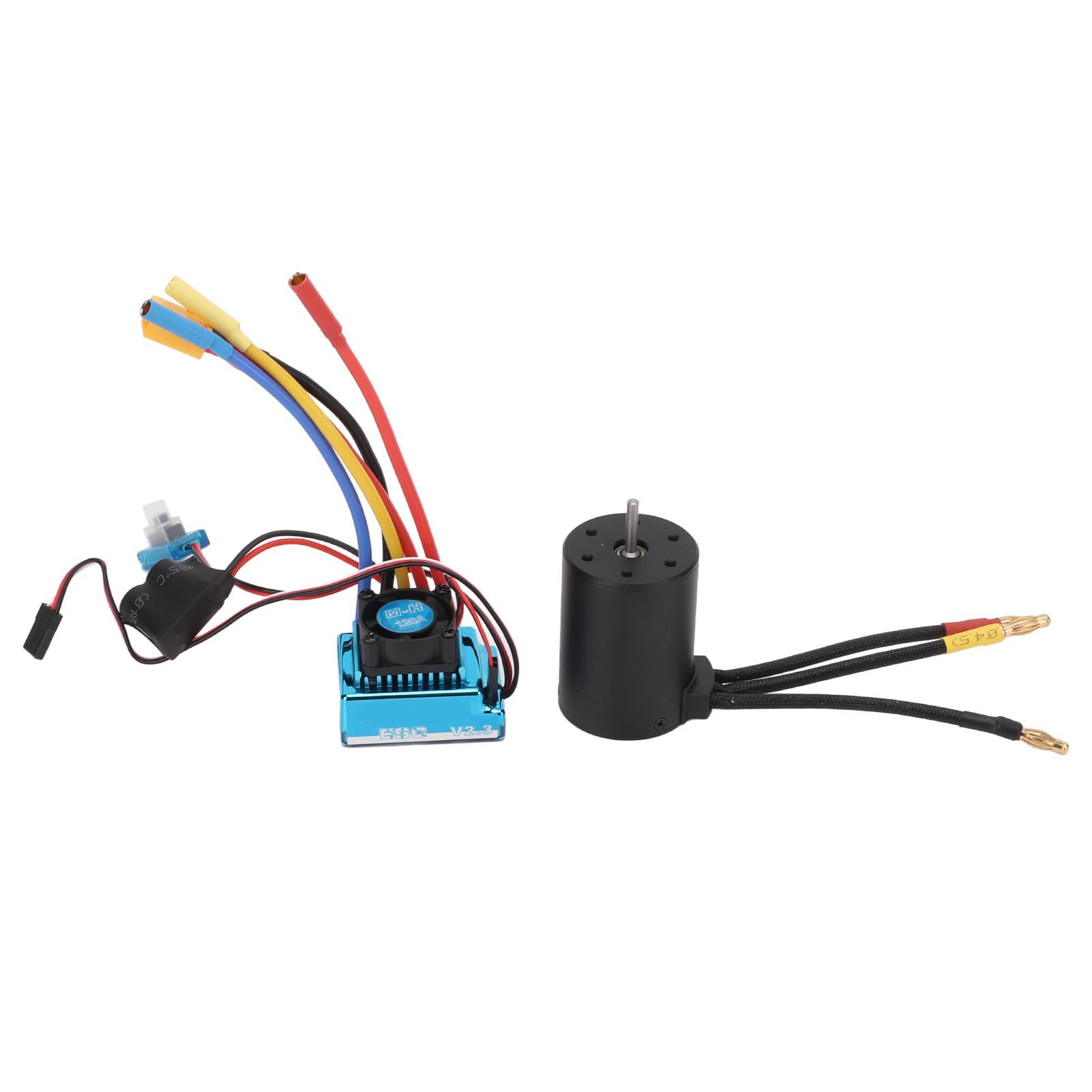 3650 3100KV Brushless Motor Kit 120A ESC Waterproof XT60 Plug Type RC Upgrade Combo for 110 18 RC
3650 3100KV Brushless Motor Kit 120A ESC Waterproof XT60 Plug Type RC Upgrade Combo for 110 18 RC