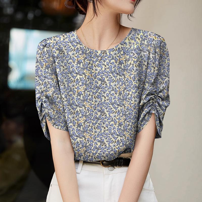 ZANZEA Женская повседневная блузка с круглым вырезом и короткими рукавами с цветочным принтом 5XL
ZANZEA Женская повседневная блузка с круглым вырезом и короткими рукавами с цветочным принтом 5XL