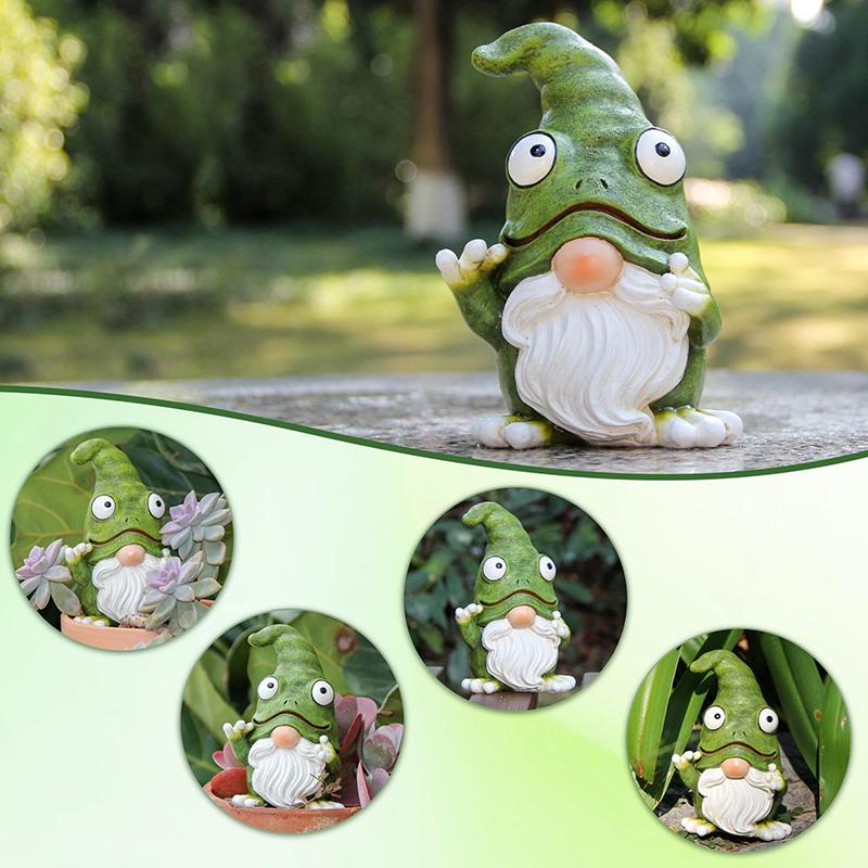 Outdoor Garden Frog Gnome Statue, Garden Gnomes Outdoor Figurine, Sculptures & Statues, Decoration For Outside Yard Lawn Patio
Outdoor Garden Frog Gnome Statue, Garden Gnomes Outdoor Figurine, Sculptures & Statues, Decoration For Outside Yard Lawn Patio