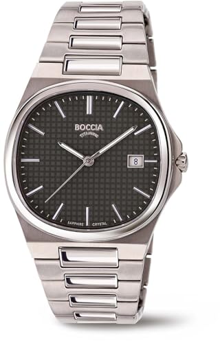 BOCCIA TITANIUM Men s All-Titanium Watch, Silver/Gray, Hypoallergenic, 3657-04, German-Made, 2023SS, Authentic Japanese Product
BOCCIA TITANIUM Men s All-Titanium Watch, Silver/Gray, Hypoallergenic, 3657-04, German-Made, 2023SS, Authentic Japanese Product