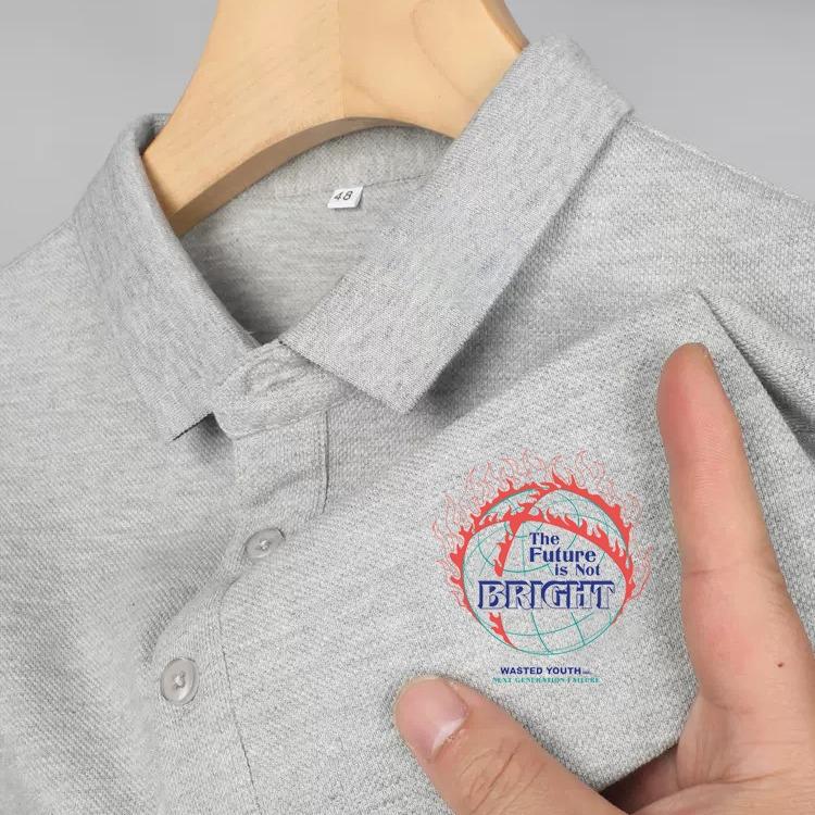 Short-Sleeved T-shirt Men s Summer Fashion New Trendy Brand Lapel Workwear Tops Casual All-Match Polo Shirt M
Short-Sleeved T-shirt Men s Summer Fashion New Trendy Brand Lapel Workwear Tops Casual All-Match Polo Shirt M