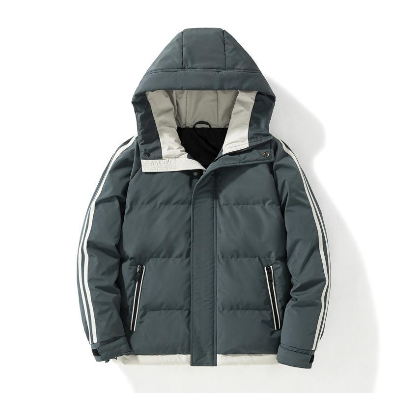 Men Winter Parkas Thicken Warm Hooded Coat Men s Outwear Casual Jogging Windproof Contrasting Stripe Sports Cotton Padded Jackets 5XL зелений
Men Winter Parkas Thicken Warm Hooded Coat Men s Outwear Casual Jogging Windproof Contrasting Stripe Sports Cotton Padded Jackets 5XL зелений