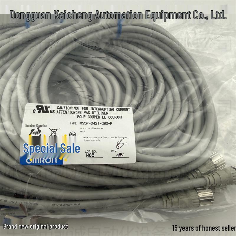 XS5F-D421-G80-F Non-Flammable Omron Robot Connection Cable In Stock No
XS5F-D421-G80-F Non-Flammable Omron Robot Connection Cable In Stock No