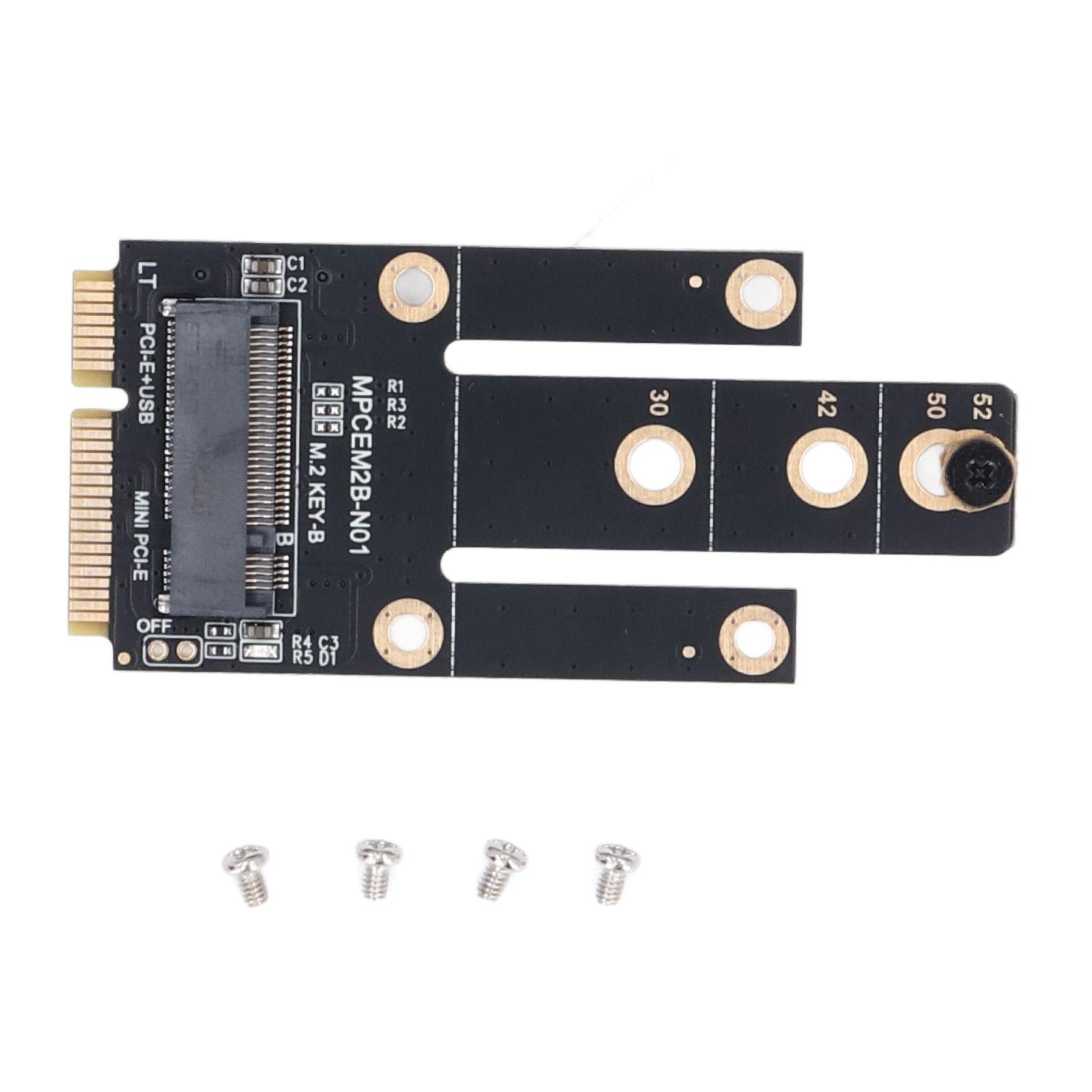 Mini PCIe to M.2 NGFF Adapter PCB Mini PCI Express to M.2 KEY B Converter with for NANO SIM Card
Mini PCIe to M.2 NGFF Adapter PCB Mini PCI Express to M.2 KEY B Converter with for NANO SIM Card