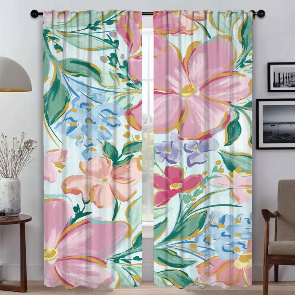 Anti-mosquito Curtains 2 Pieces Flowers Elegant Room Curtains for Camera Living Room Curtain Partition Tulle for Bedroom Shades W50xH70cmx2pcs-CL
Anti-mosquito Curtains 2 Pieces Flowers Elegant Room Curtains for Camera Living Room Curtain Partition Tulle for Bedroom Shades W50xH70cmx2pcs-CL