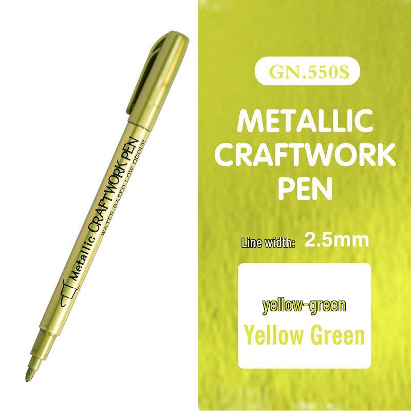 Gold/Silver Sign-in Pen Set for DIY Albums, Craft Notes, Doodling & Drawing on Black Cards
Gold/Silver Sign-in Pen Set for DIY Albums, Craft Notes, Doodling & Drawing on Black Cards