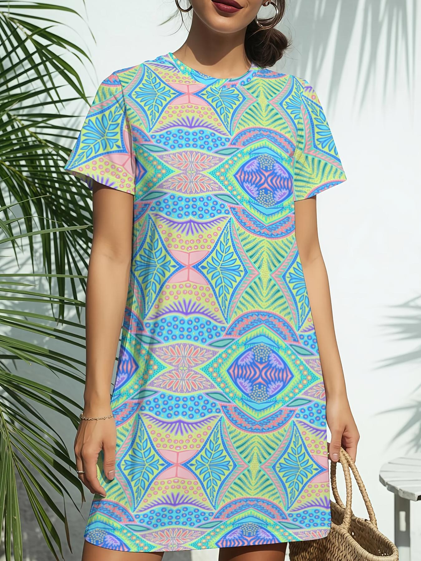 Short Sleeve Crew Neck Dress for Women. Featuring a Trendy American Digital Print. Ideal for Casual Wear in Spring And Summer. This Elegant And S XS дубильная кора
Short Sleeve Crew Neck Dress for Women. Featuring a Trendy American Digital Print. Ideal for Casual Wear in Spring And Summer. This Elegant And S XS дубильная кора