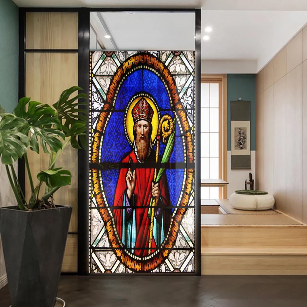 Church Stained Glass Decals Window Film Privacy Heat Insulation and Anti UV Blocking Static Cling Window Sticker for Home J13 (as the picture,40x100cm WxH)
Church Stained Glass Decals Window Film Privacy Heat Insulation and Anti UV Blocking Static Cling Window Sticker for Home J13 (as the picture,40x100cm WxH)