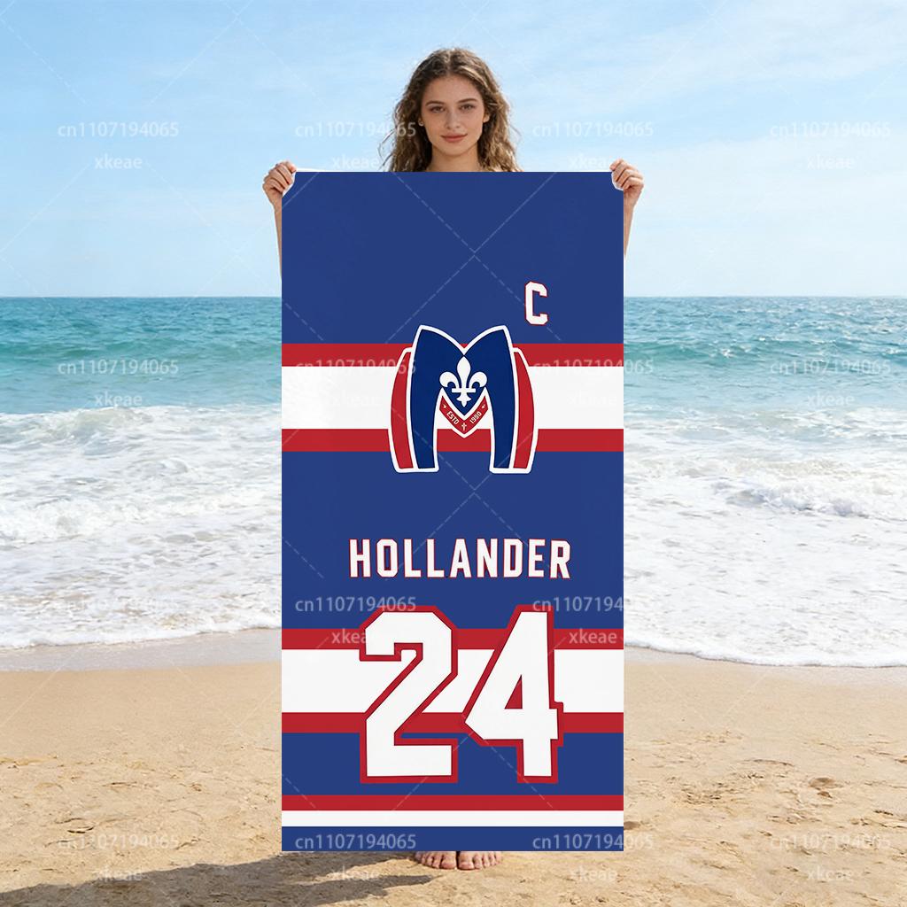 Hollander #24 Captain Hockey Jersey Beach Towel, Team M Fleur-de-Lis Sports Towel, Soft Absorbent Quick-Dry Beach Towel for Pool W40*H60(CM)
Hollander #24 Captain Hockey Jersey Beach Towel, Team M Fleur-de-Lis Sports Towel, Soft Absorbent Quick-Dry Beach Towel for Pool W40*H60(CM)