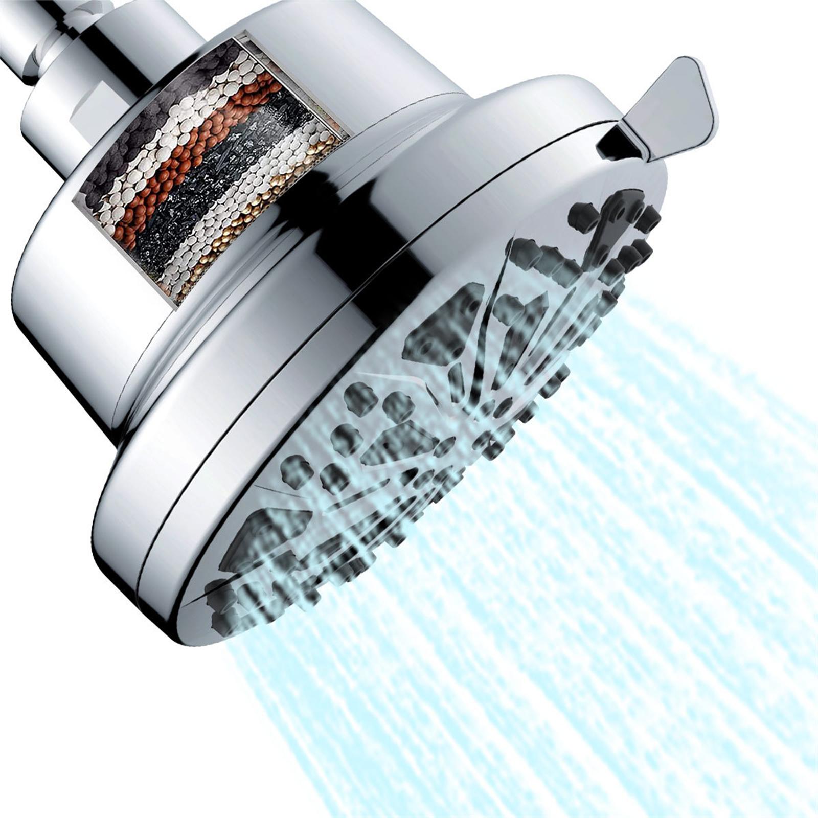 5 Inch Shower Head High Pressure Finish Adjustable Angles With 66 Anti Clogging Silicone Nozzles 8 Spray Modes Fixed Showerhead silver
5 Inch Shower Head High Pressure Finish Adjustable Angles With 66 Anti Clogging Silicone Nozzles 8 Spray Modes Fixed Showerhead silver