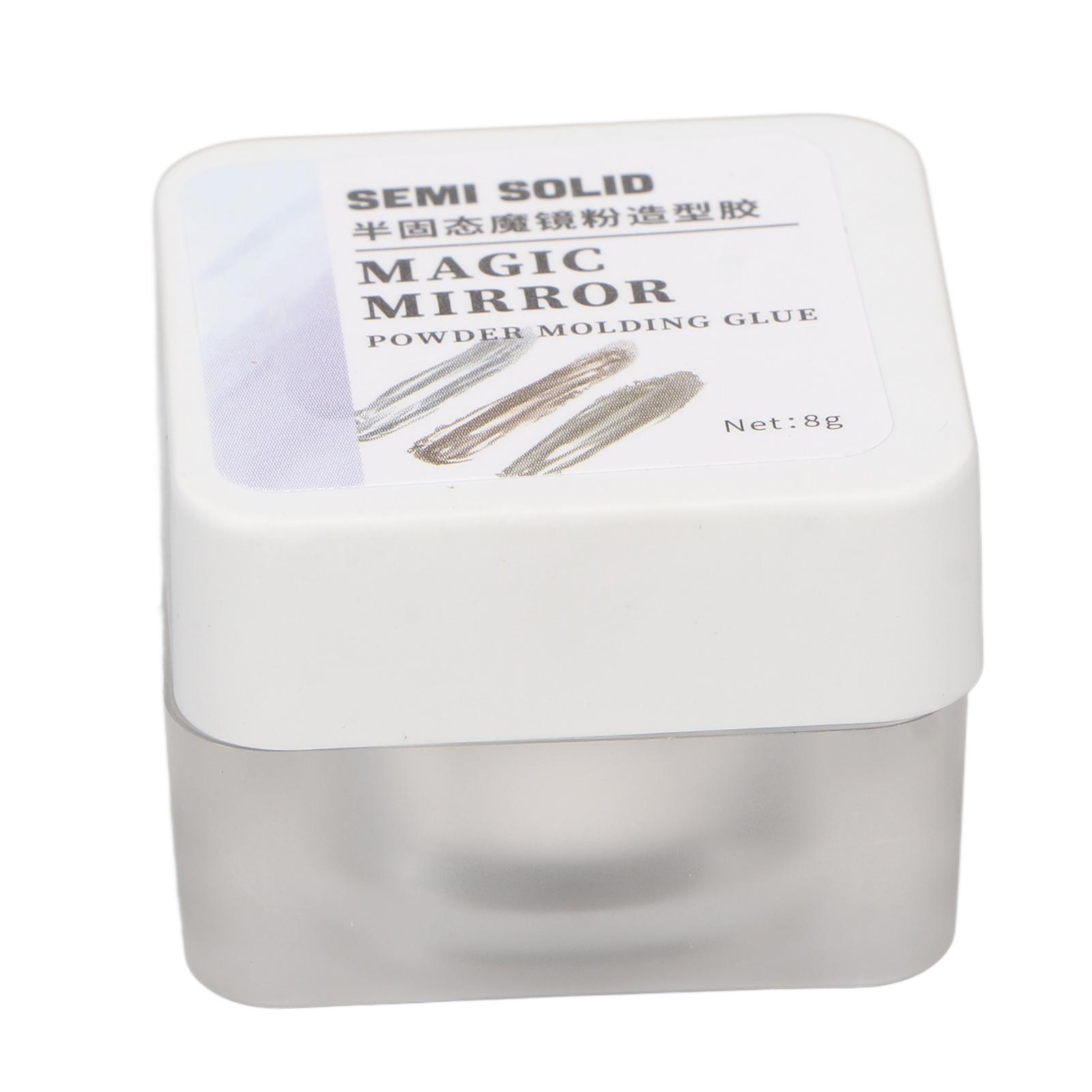 Mirror Powder Molding Glue Professional Nail Art Rhinestone Metallic Powder Glue for Nail Artist
Mirror Powder Molding Glue Professional Nail Art Rhinestone Metallic Powder Glue for Nail Artist
