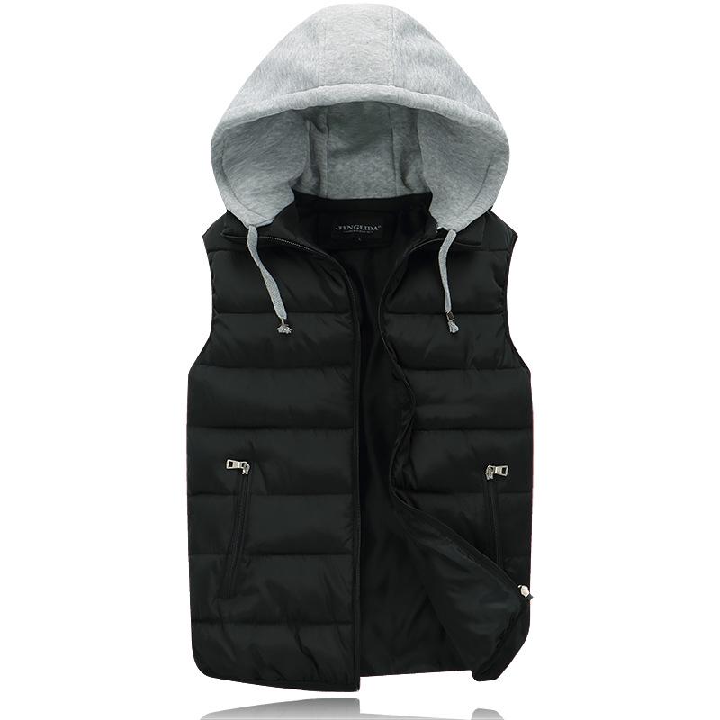 Autumn-Winter Thickened Korean Style Cotton Vest: Unisex Down Alternative L чорний
Autumn-Winter Thickened Korean Style Cotton Vest: Unisex Down Alternative L чорний