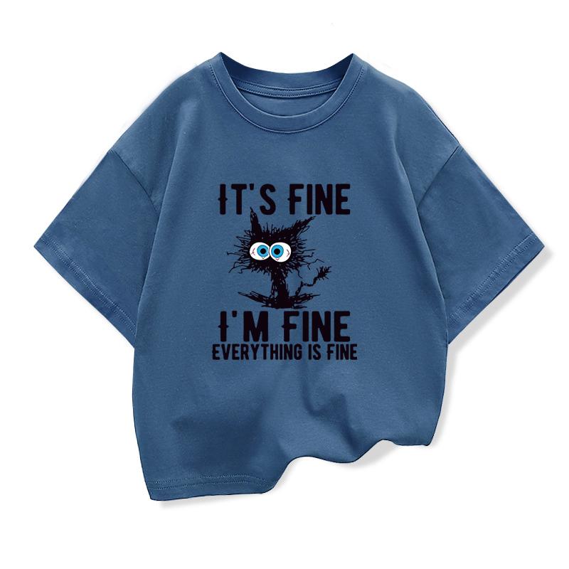 Kids High Quality T-shirt Cotton Funny Cool Cat Printed T-shirt Casual Baby Short Sleeve T-shirt for Boys Girls T-Shirt Kids 160
Kids High Quality T-shirt Cotton Funny Cool Cat Printed T-shirt Casual Baby Short Sleeve T-shirt for Boys Girls T-Shirt Kids 160