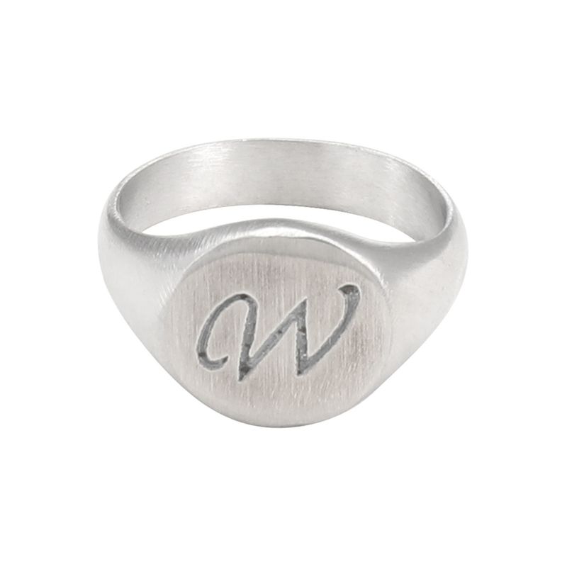 G-Overshare European and American Retro Street Style Personalized Set of Rings Trendy Hip-Hop Titanium Steel Non-Fading Rings W Letter, Size 7. Colorfast and Water-Resistant
G-Overshare European and American Retro Street Style Personalized Set of Rings Trendy Hip-Hop Titanium Steel Non-Fading Rings W Letter, Size 7. Colorfast and Water-Resistant