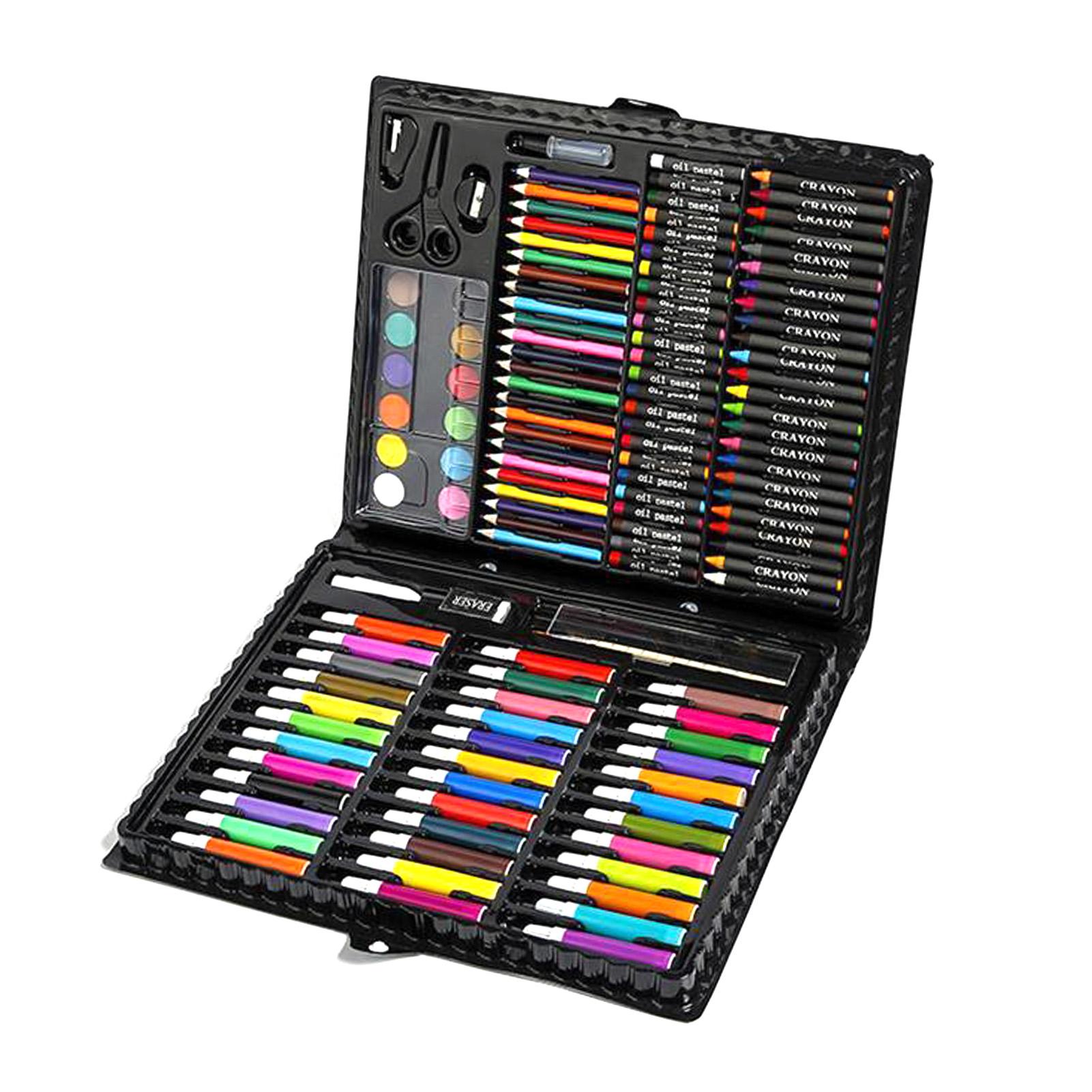 150pcs Kids Painting Set Oil Painting Stick Watercolor Pencil Crayon Art Supplies for StudentsBlack чорний
150pcs Kids Painting Set Oil Painting Stick Watercolor Pencil Crayon Art Supplies for StudentsBlack чорний