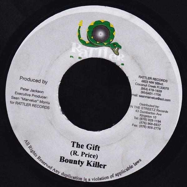 7inch Record BOUNTY KILLER - The Gift NONE Rattler Records 2003 Jamaica Reggae, Ska & Dub Used
7inch Record BOUNTY KILLER - The Gift NONE Rattler Records 2003 Jamaica Reggae, Ska & Dub Used