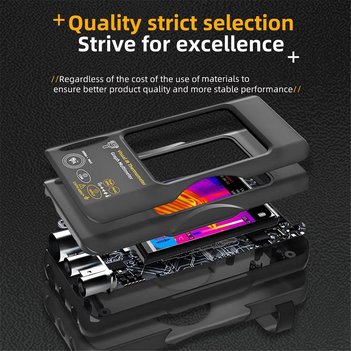 SH7 Touchable Thermal Imager Camera 20000 Counts Digital Multimeter HD Camera Circuit Board Inspection for Macro Lens China Mainland
SH7 Touchable Thermal Imager Camera 20000 Counts Digital Multimeter HD Camera Circuit Board Inspection for Macro Lens China Mainland