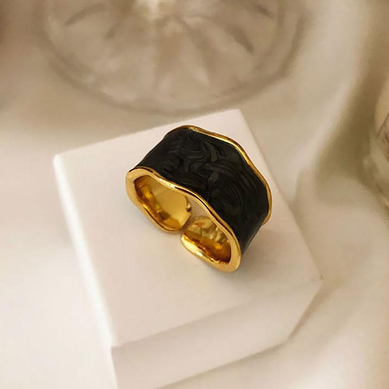 925 Sterling Silver Rings French Vintage Inlaid Gold Plated Fine Jewelry For Women Elegant Party Accessories Gifts resizable чорний
925 Sterling Silver Rings French Vintage Inlaid Gold Plated Fine Jewelry For Women Elegant Party Accessories Gifts resizable чорний
