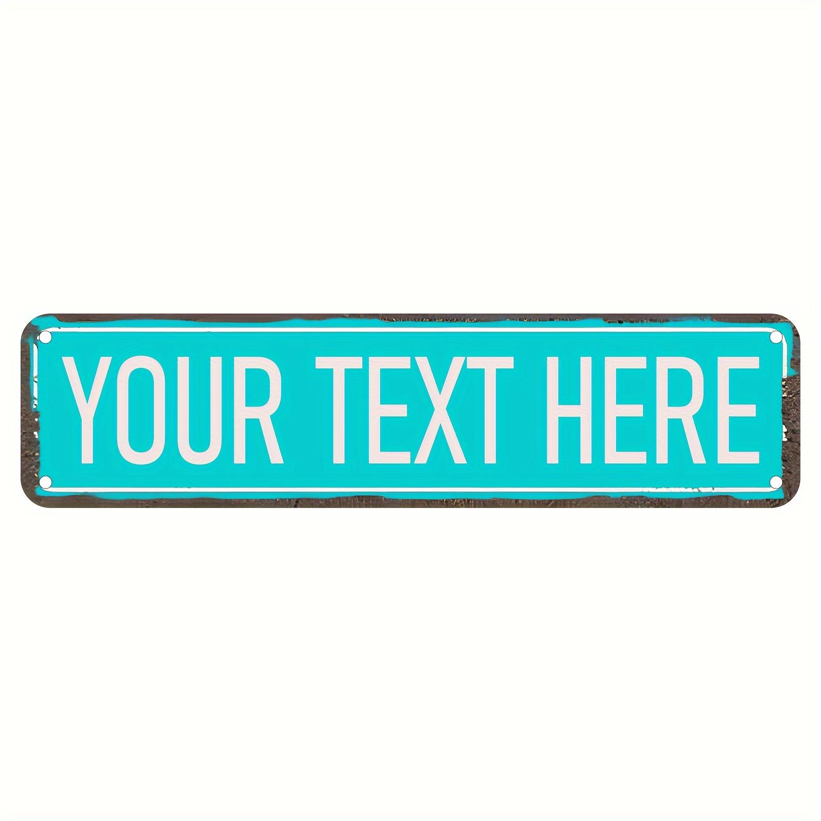 Personalized 4x16 Inch Street Sign Custom Text Name Plate for Indoor Outdoor Wall Decor чёрный
Personalized 4x16 Inch Street Sign Custom Text Name Plate for Indoor Outdoor Wall Decor чёрный