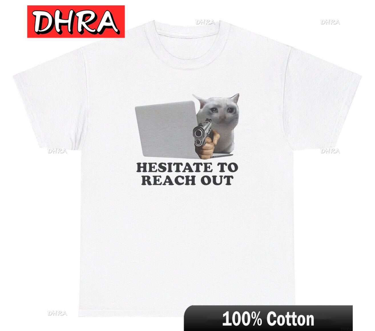 Hesitate To Reach Out TShirt Funny Cat Animal Owner Mom Dad Silly Humor Gift Tee Tops Y2K Vintage Trendy Tops Y2K Tops TShirt S
Hesitate To Reach Out TShirt Funny Cat Animal Owner Mom Dad Silly Humor Gift Tee Tops Y2K Vintage Trendy Tops Y2K Tops TShirt S