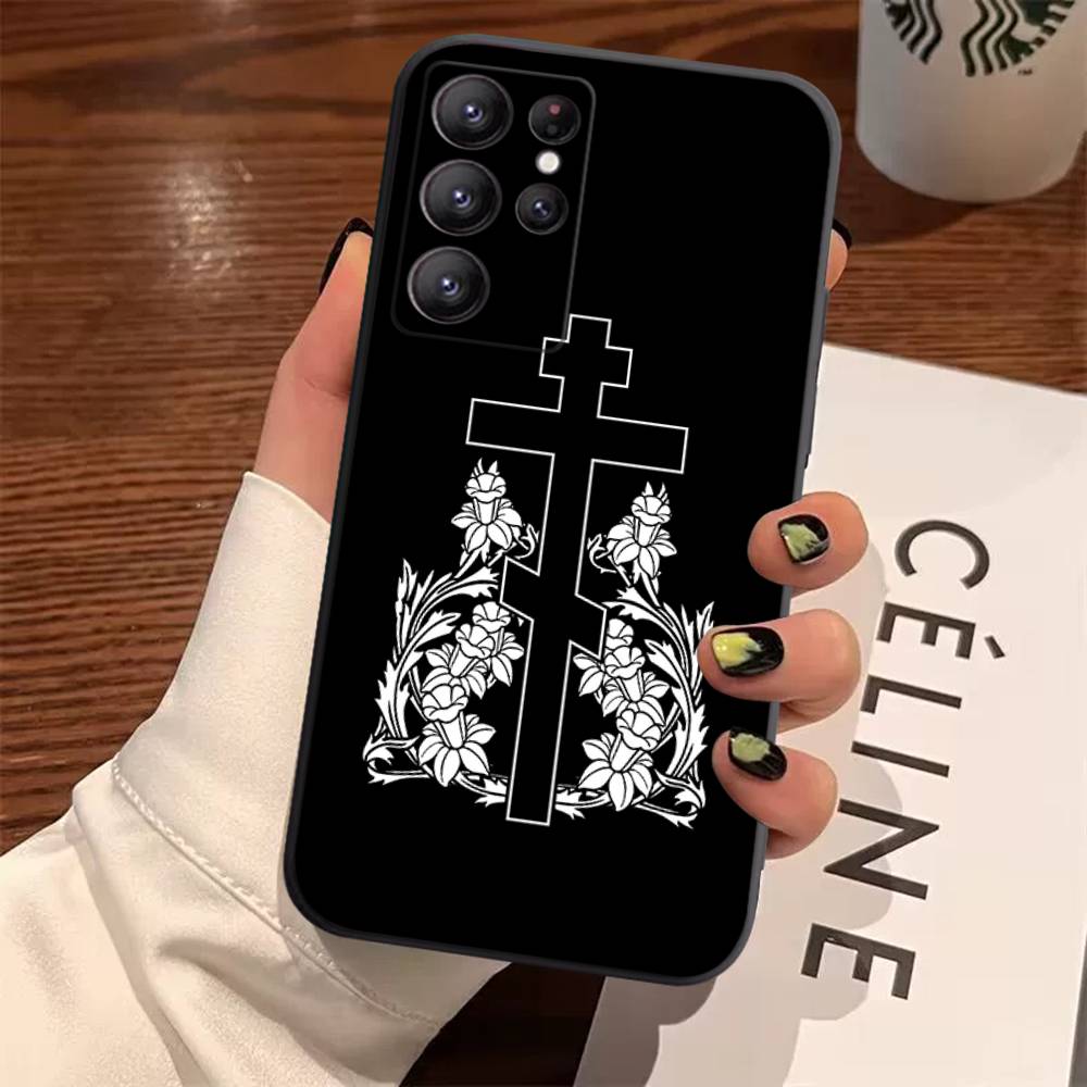 Orthdox Cross Icon Case For Samsung Galaxy Case S25 S23 S22 S21 S30 S20 S10 Ultra Plus FE TPU Soft Cover Samsung S22ULTRA 5G
Orthdox Cross Icon Case For Samsung Galaxy Case S25 S23 S22 S21 S30 S20 S10 Ultra Plus FE TPU Soft Cover Samsung S22ULTRA 5G