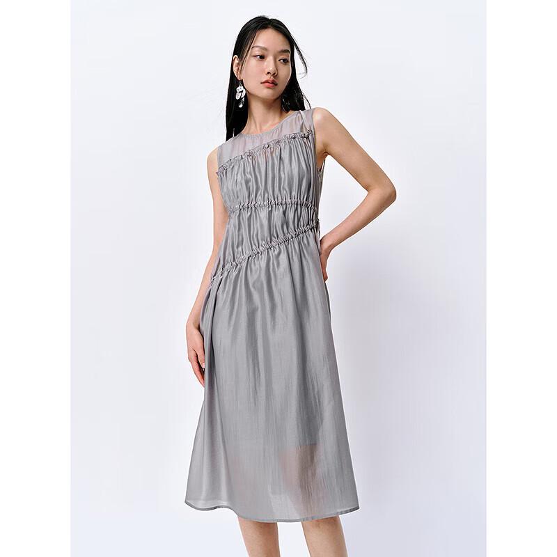 PEACEBIRD Women s Pleated Sleeveless Midi Commuter Dress M
PEACEBIRD Women s Pleated Sleeveless Midi Commuter Dress M