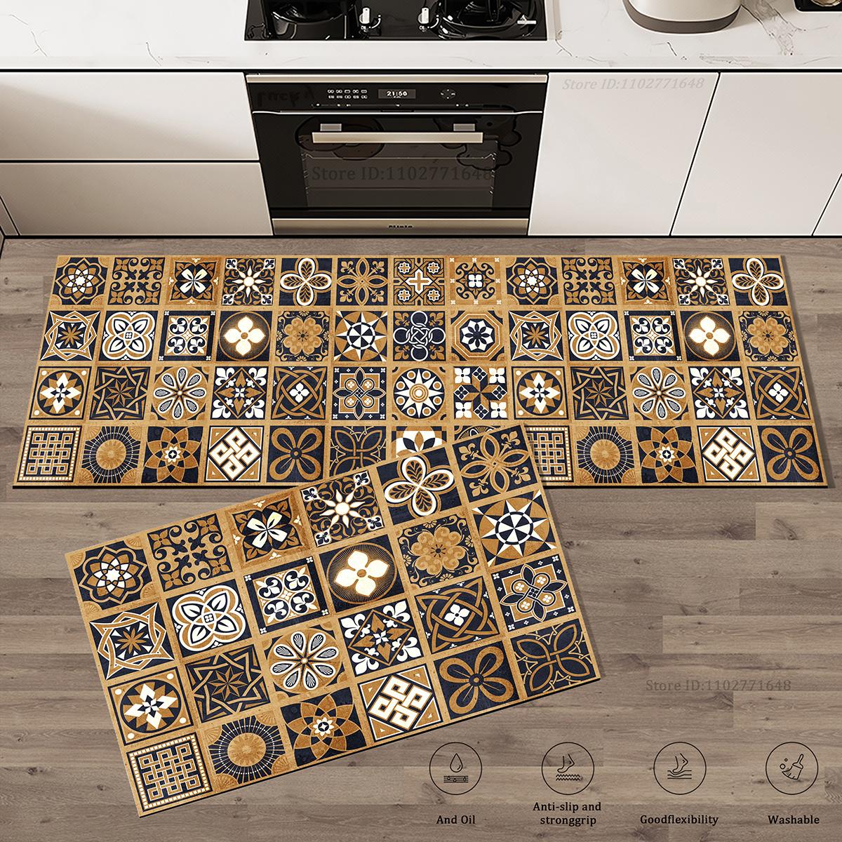 Flowers Colorful Non-Slip Kitchen Carpet Washable Floor Mat Dual Surface Absorbent Doormat Rug Entrance Large Long Quality Mat 40cmx60cm 1pc
Flowers Colorful Non-Slip Kitchen Carpet Washable Floor Mat Dual Surface Absorbent Doormat Rug Entrance Large Long Quality Mat 40cmx60cm 1pc