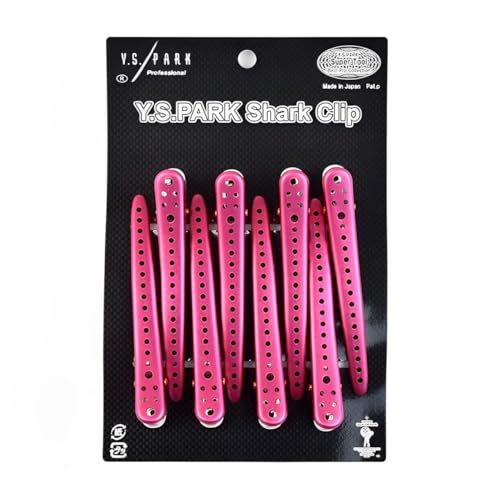 Y.S.PARK Shark Clips, 8-Pack, Pink Metal
Y.S.PARK Shark Clips, 8-Pack, Pink Metal