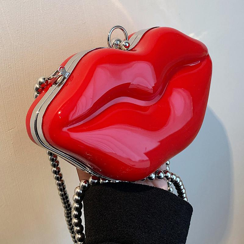 Sexy Red Lips Design Women Party Clutch Evening Bag Transparent Female Chain Bag Crossbody Bag Purses and Handbags Pouch Fashion
Sexy Red Lips Design Women Party Clutch Evening Bag Transparent Female Chain Bag Crossbody Bag Purses and Handbags Pouch Fashion