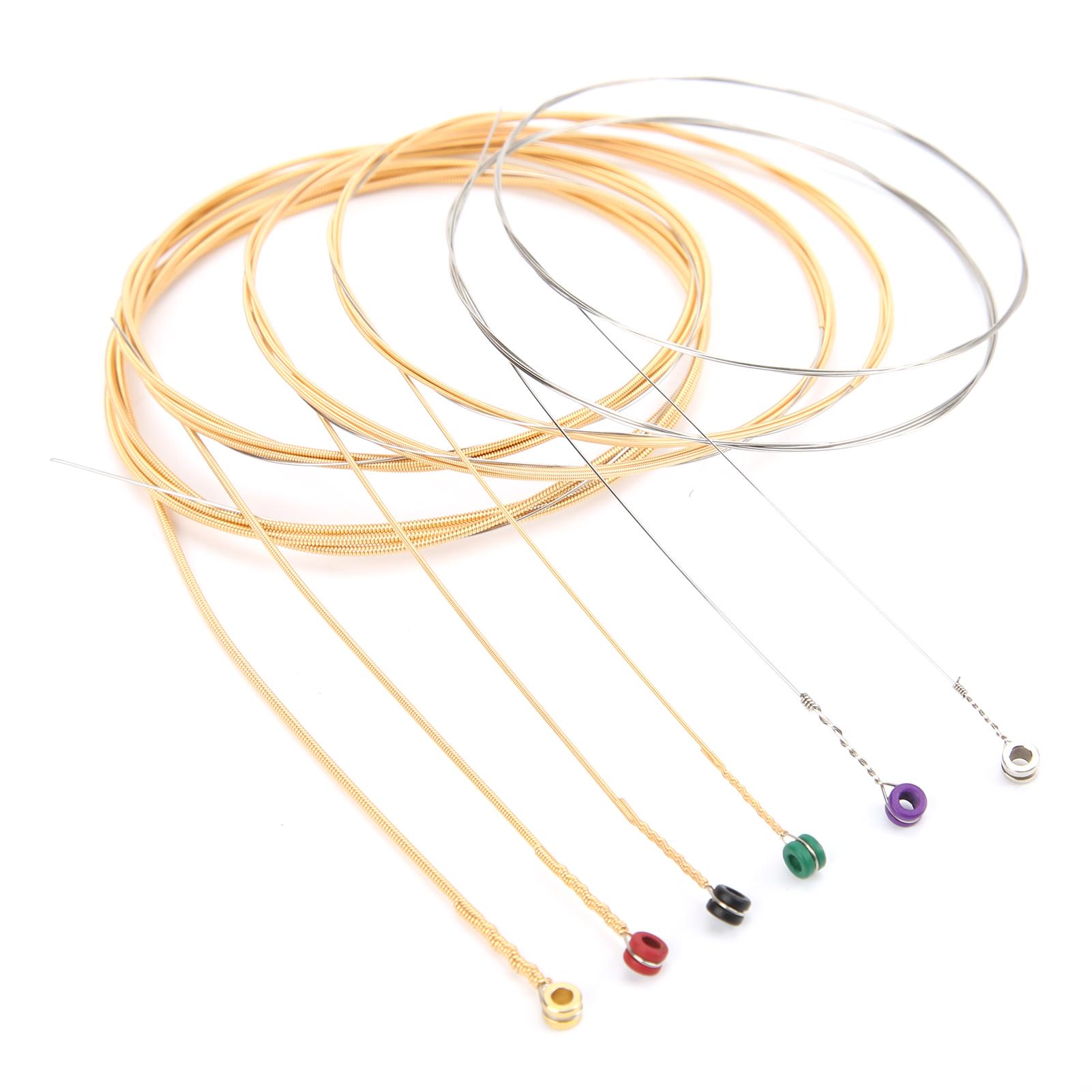 6Pcs Guitar String Steel Core Phosphor Bronze Alloy Wound Stringed Instrument Accessories
6Pcs Guitar String Steel Core Phosphor Bronze Alloy Wound Stringed Instrument Accessories