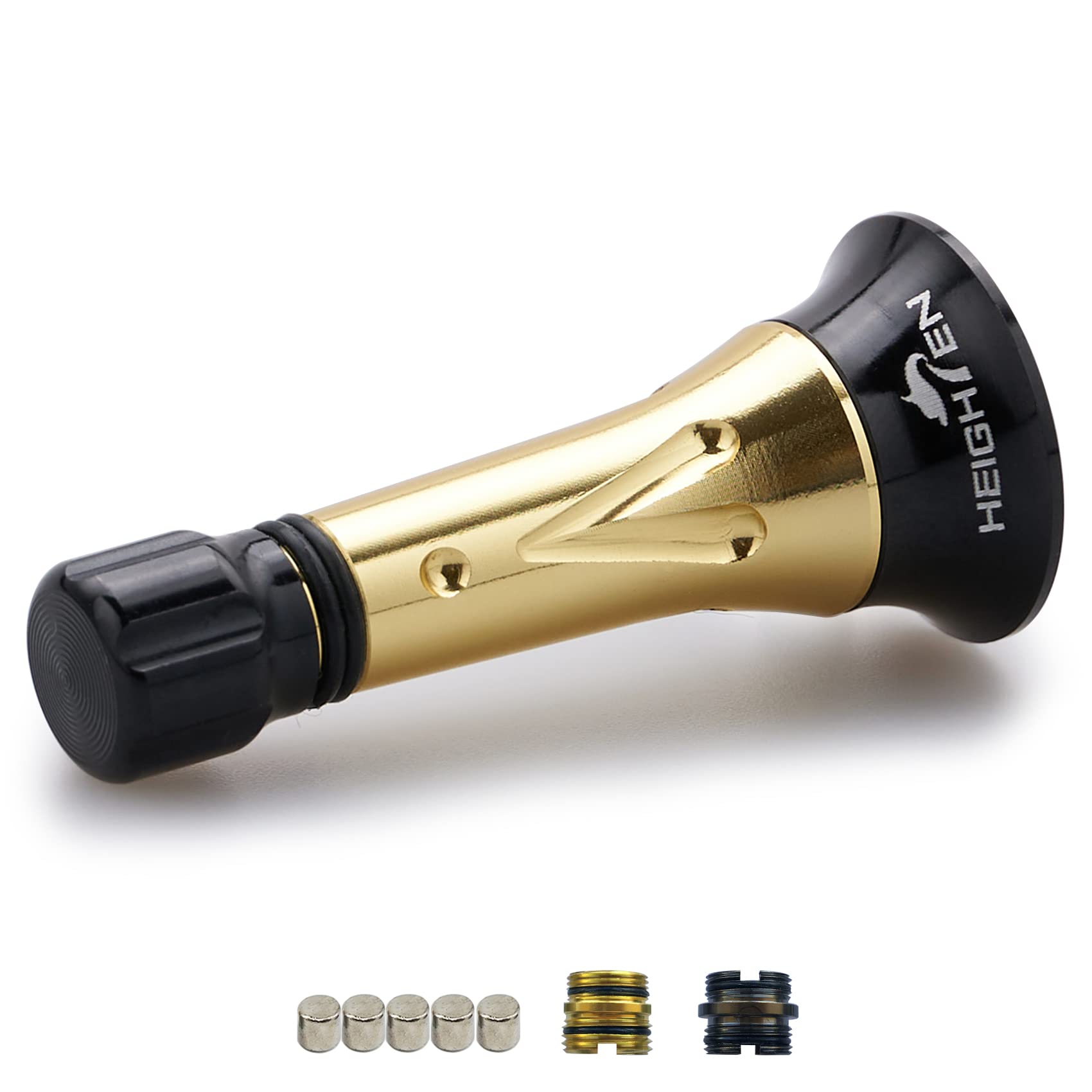 HEIGHTEN 45mm Reel Stand Custom Balancer Shimano Daiwa Spinning Reel Universal Pillar Series Black (Gold & (Cap)) (285)
HEIGHTEN 45mm Reel Stand Custom Balancer Shimano Daiwa Spinning Reel Universal Pillar Series Black (Gold & (Cap)) (285)