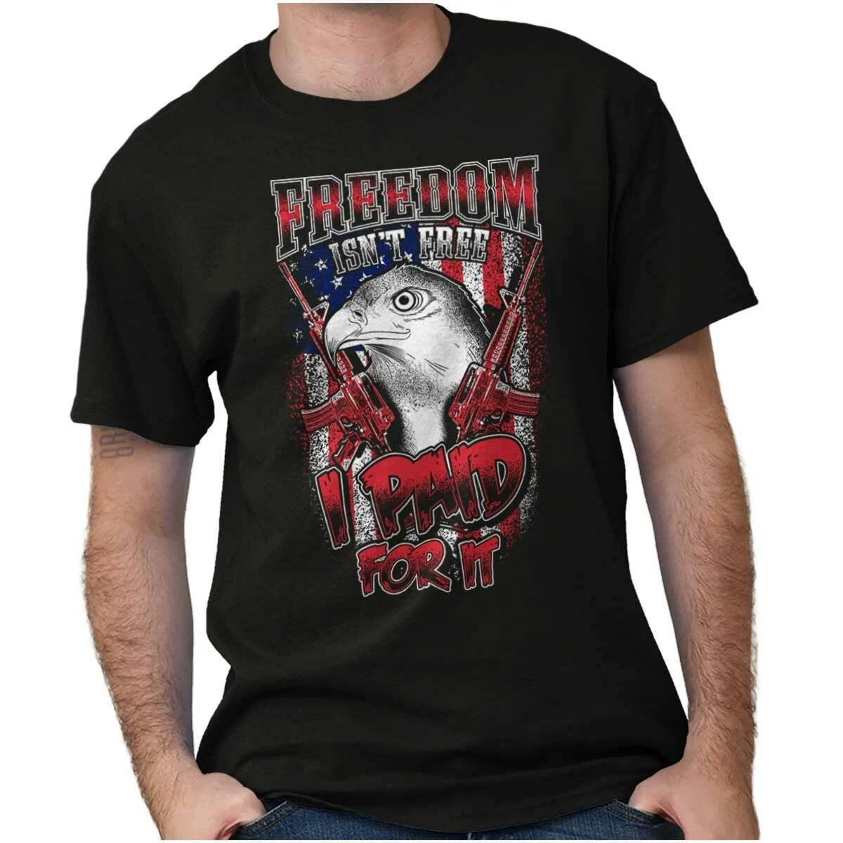 Bald Eagle American Flag Gun 2nd Amendment Womens or Mens Crewneck T Shirt Tee 4XL
Bald Eagle American Flag Gun 2nd Amendment Womens or Mens Crewneck T Shirt Tee 4XL