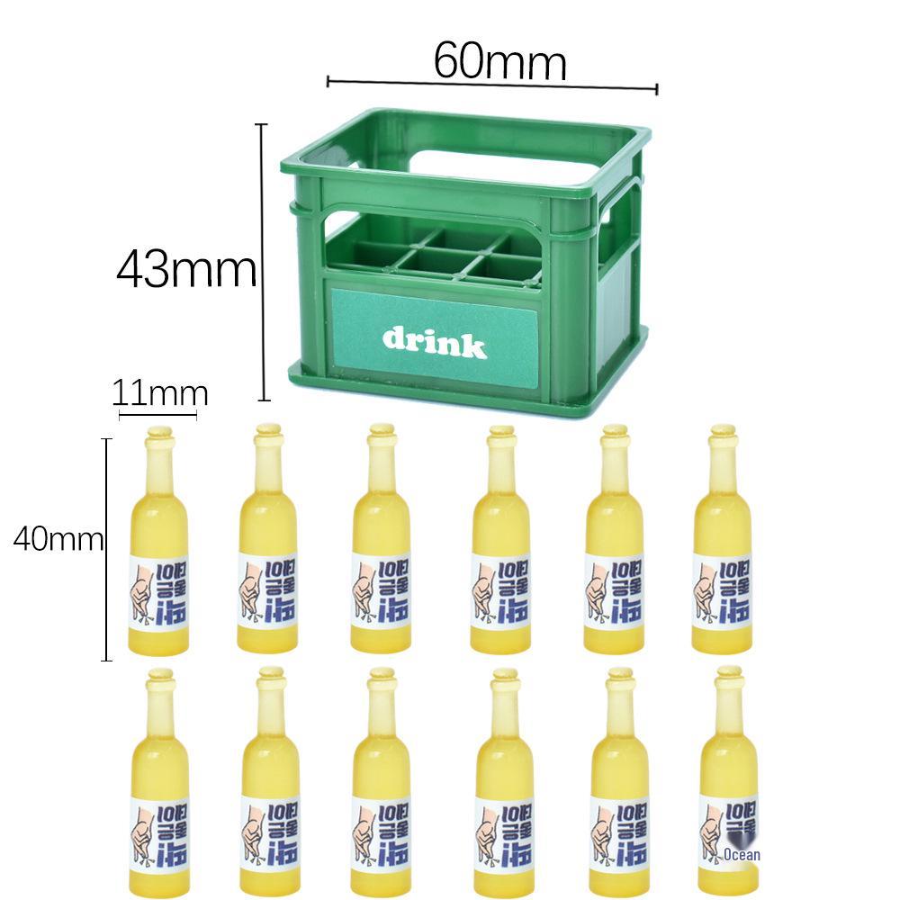 Miniature Beverage Crate with Wine Bottles, Racks & Refrigerator Magnets for Playhouse, Props & Photography Decor See size chart
Miniature Beverage Crate with Wine Bottles, Racks & Refrigerator Magnets for Playhouse, Props & Photography Decor See size chart