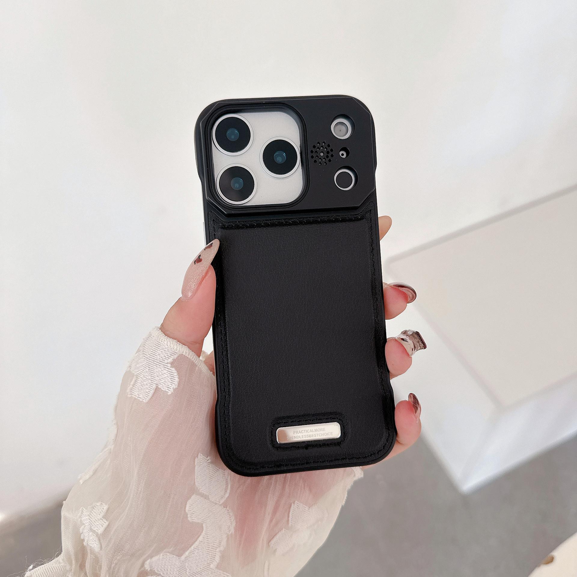 Frameless aromatherapy mobile phone case is suitable for iPhone17promax leather Apple 16 anti-drop magnetic suction 15 protective case. iPhone 17 PROMAX чёрный
Frameless aromatherapy mobile phone case is suitable for iPhone17promax leather Apple 16 anti-drop magnetic suction 15 protective case. iPhone 17 PROMAX чёрный