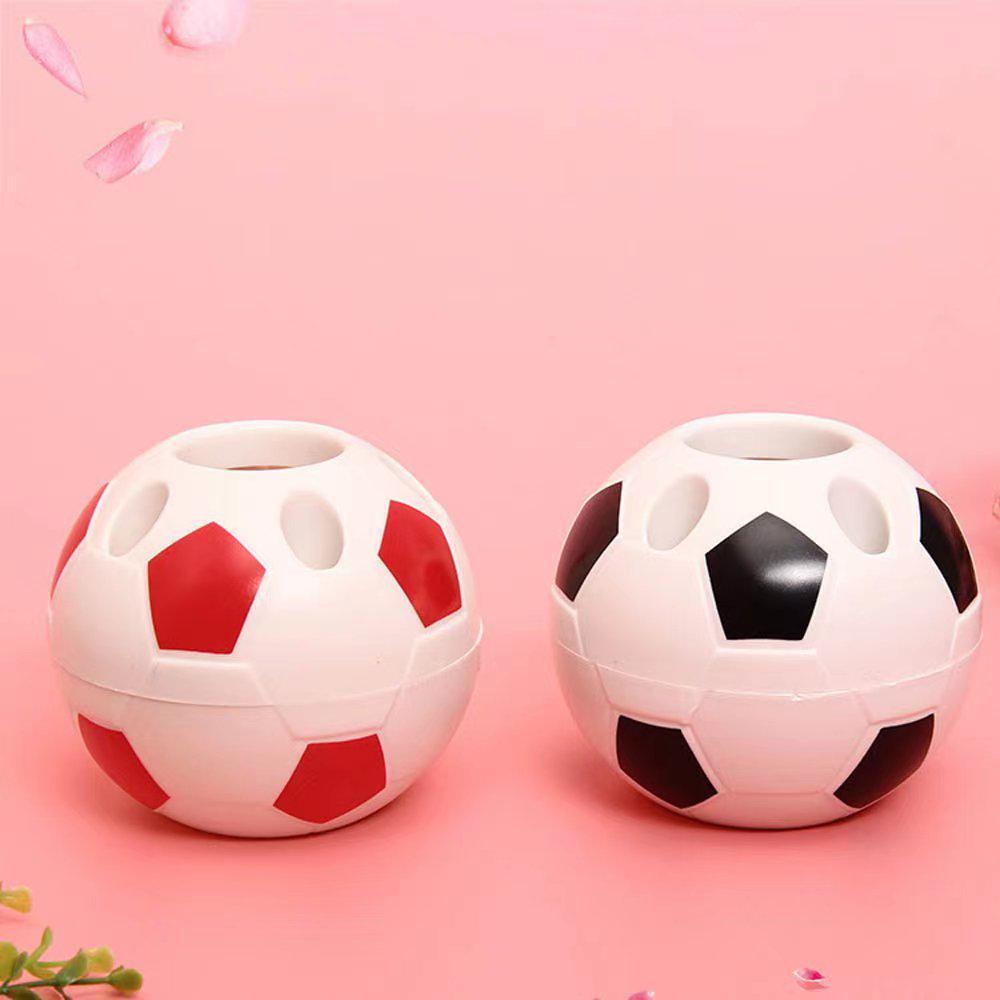 Мультяшный держатель для ручек в виде футбола, настольный ящик для хранения Red pen holder
Мультяшный держатель для ручек в виде футбола, настольный ящик для хранения Red pen holder