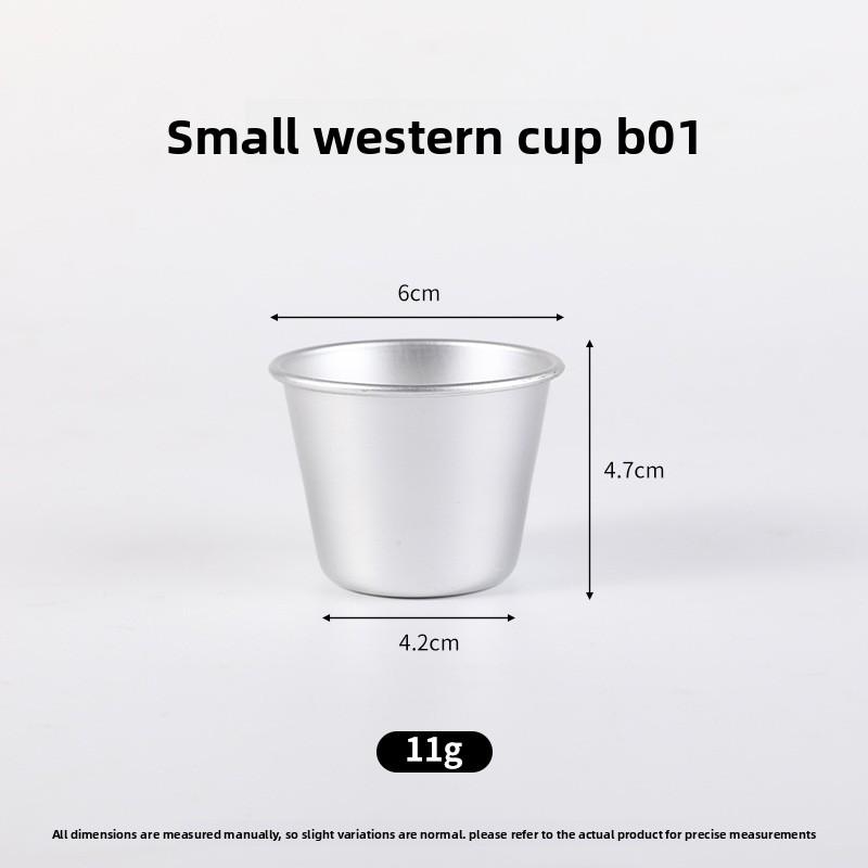 Aluminum alloy Western-style cup caramel pudding cup small cake mold home use pudding mold dessert jelly baking tool set of 5 Small size B01 (5 pieces)
Aluminum alloy Western-style cup caramel pudding cup small cake mold home use pudding mold dessert jelly baking tool set of 5 Small size B01 (5 pieces)