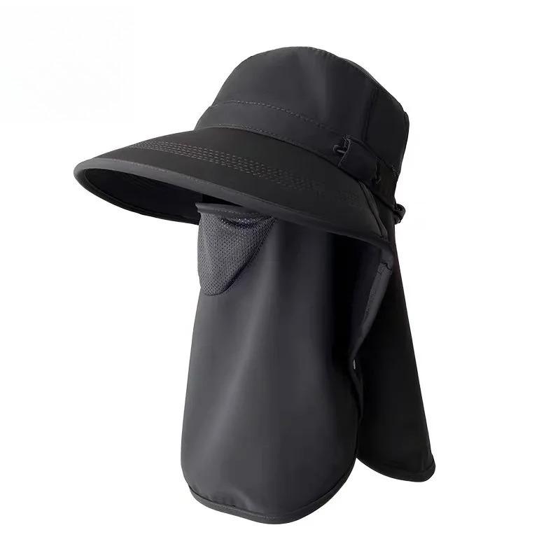 Summer Wide Brim Sun Hat UV Protection Breathable with Face Mask Neck Flap for Outdoor Fishing Hiking Cycling Wide Brim Cap чорний
Summer Wide Brim Sun Hat UV Protection Breathable with Face Mask Neck Flap for Outdoor Fishing Hiking Cycling Wide Brim Cap чорний