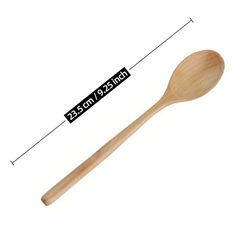 23.5cm Wooden Eating and Stirring Spoon for Desserts and Soups
23.5cm Wooden Eating and Stirring Spoon for Desserts and Soups