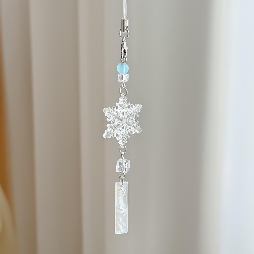 Прозора Сніжинка Різдвяна Ялинка Милі Листочки Музика Вітру Підвіска Мобіль для Мобільного Телефону Каваї Декор для Сумки Подарунки A2
Прозора Сніжинка Різдвяна Ялинка Милі Листочки Музика Вітру Підвіска Мобіль для Мобільного Телефону Каваї Декор для Сумки Подарунки A2