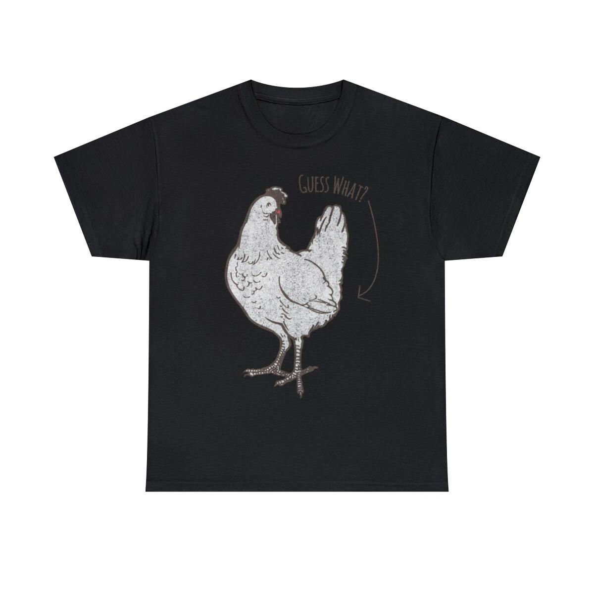 Guess What Chicken Butt Joke Graphic Tee Shirt, S-5XL L
Guess What Chicken Butt Joke Graphic Tee Shirt, S-5XL L